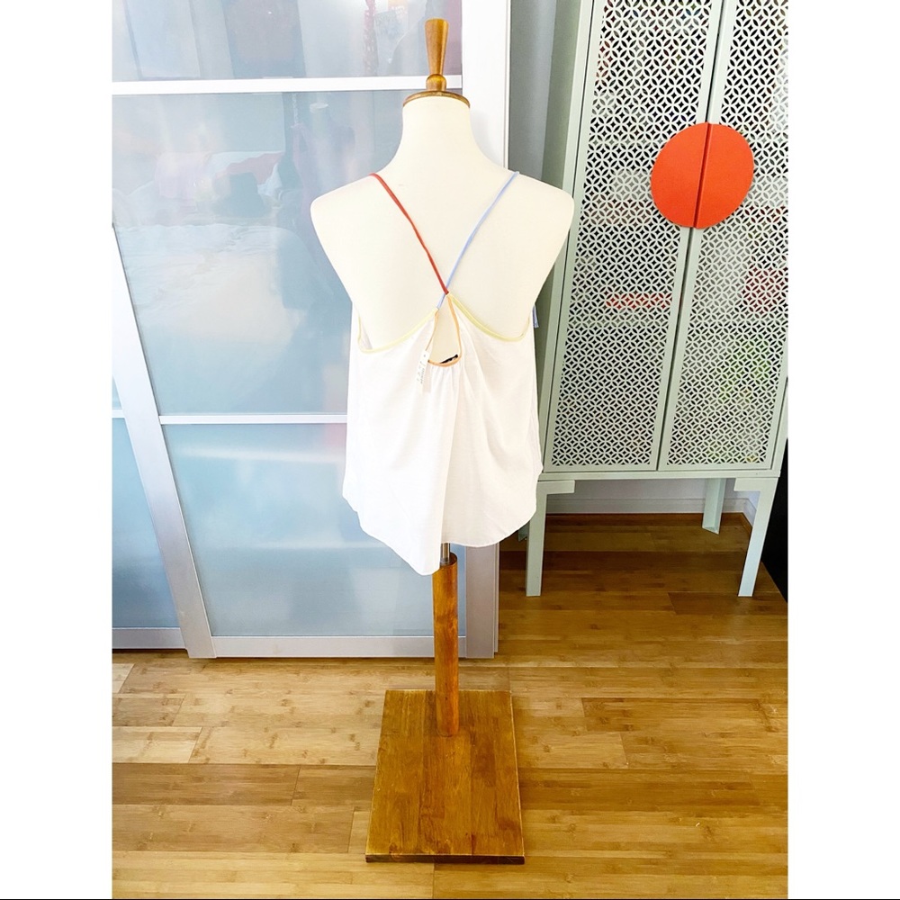 NWT Madewell Strappy Colorblock Pajama Top - Picture 2 of 10
